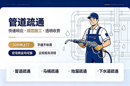 陇南管道疏通